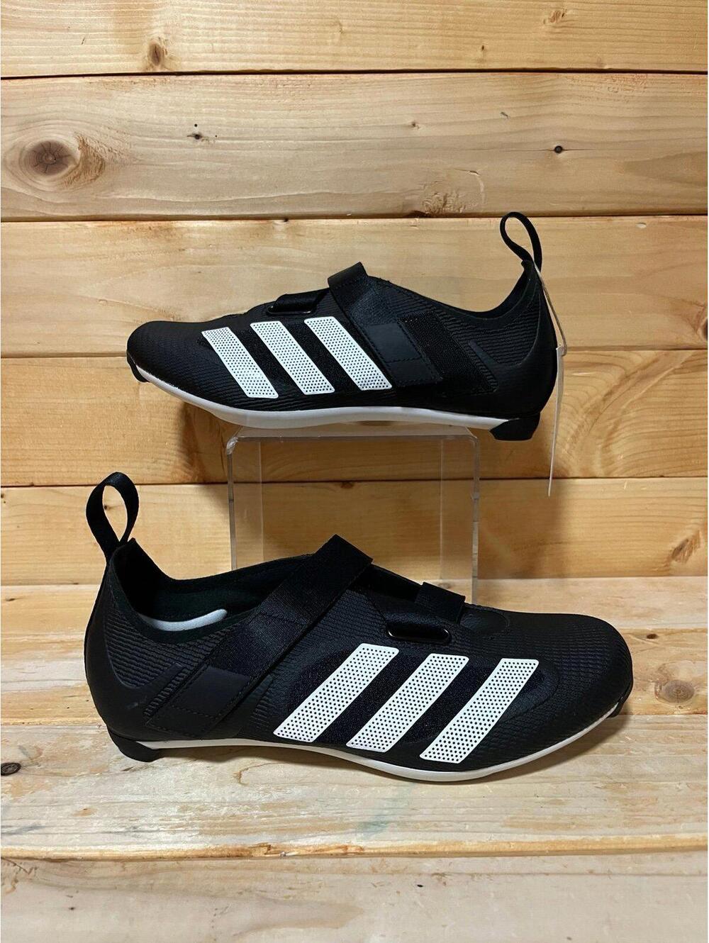 New Adidas The Indoor Cycling Bike Shoes 3-Bolt Black GX6544 Mens 5 Womens 6